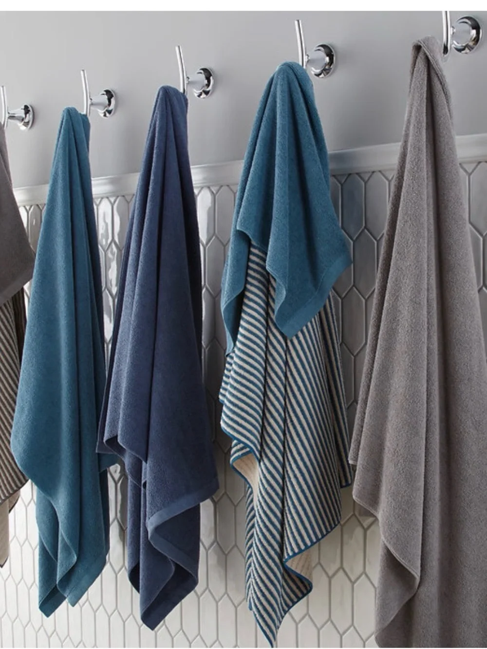 Norwex Gray microfiber hand Towel NEW